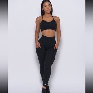 High-Waisted Black Active Leggings